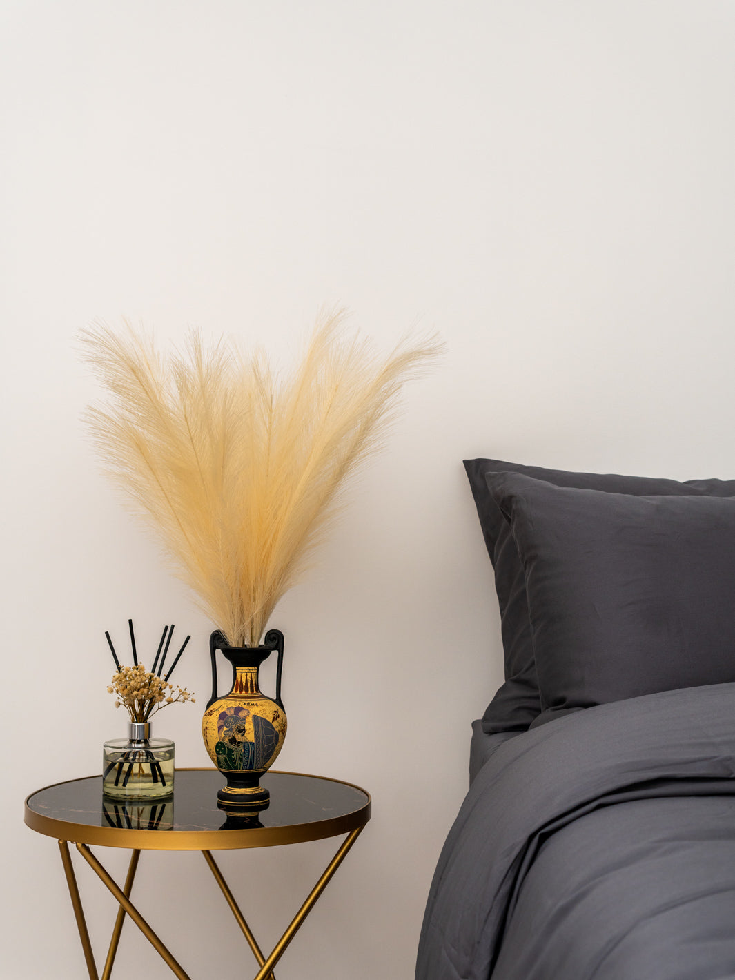 Faux Pampas Grass - Beige (5 Stems)